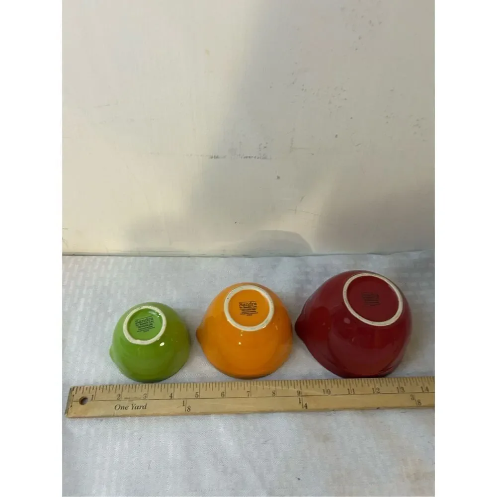 3 Sandra Lee glass‎ measuring cups replacements